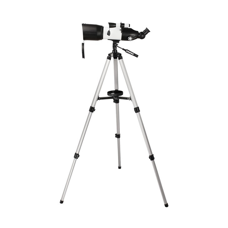 80 mm bärbart teleskop med resväska