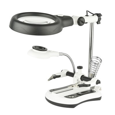 Handsfree skrivbordsförstoringsglas